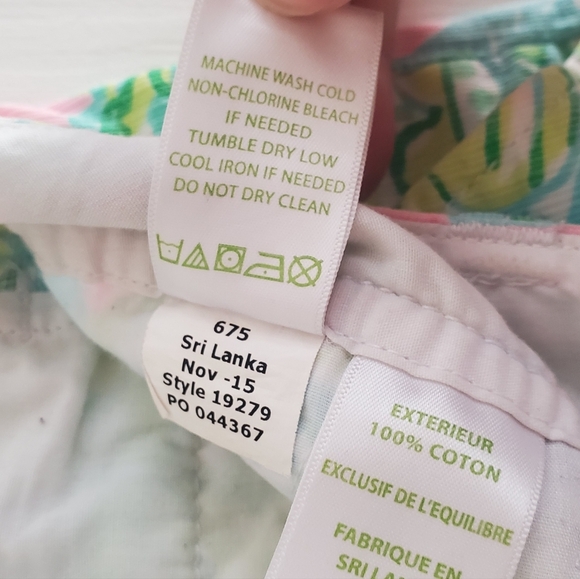 Lilly Pulitzer Walsh Shorts Style 19279 Size 0 - Picture 7 of 7